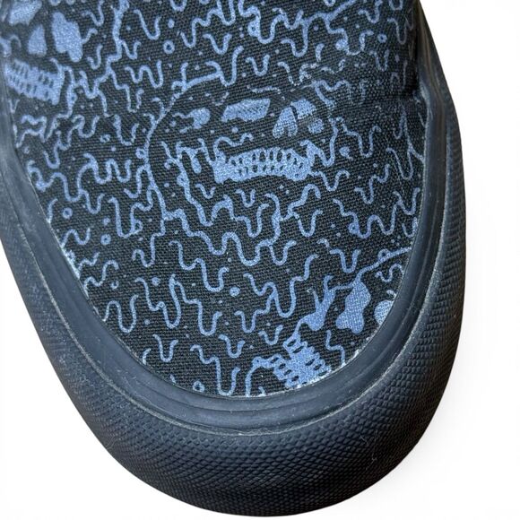 Sketchy Tank x Vans Slip-On Shoes Mens 8 Pro Black Reflective Skateboard Skulls main image 8